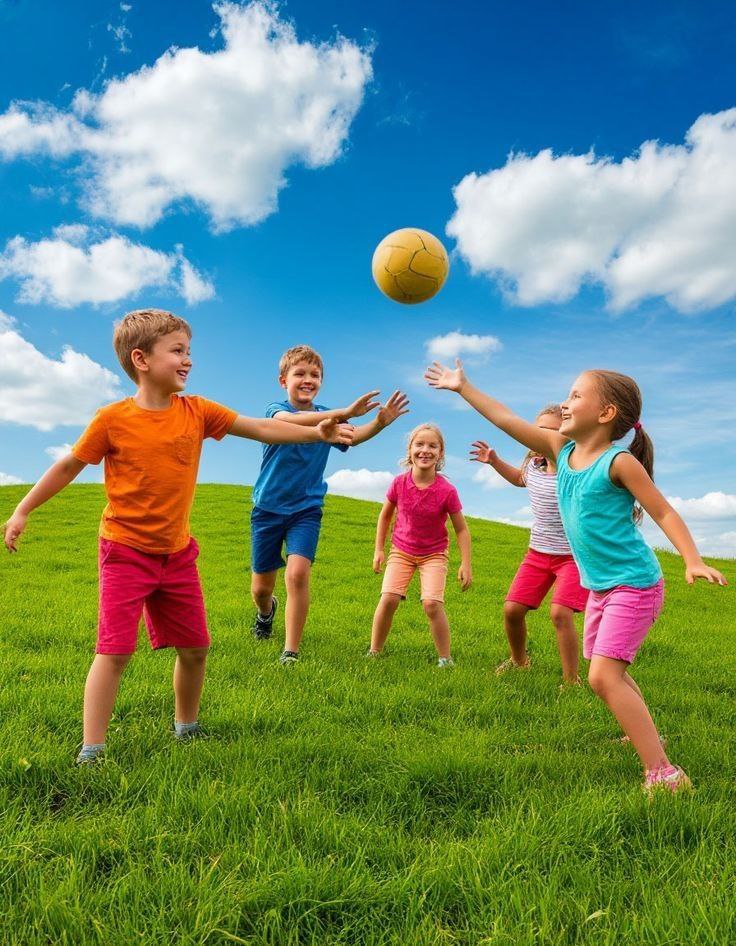 بازی‌ های خلاقانه با توپ برای کودکان