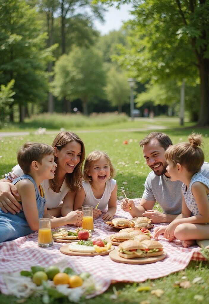 پیک نیک تفریح خانوادگی کم هزینه