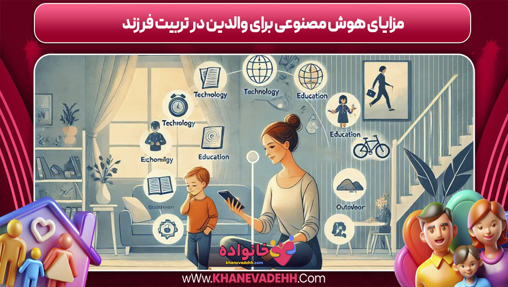 مزایای هوش مصنوعی برای والدین در تربیت فرزند
