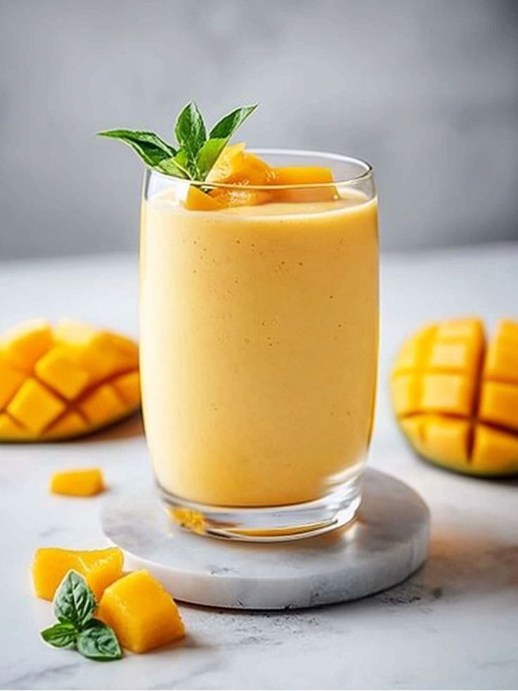 طرز تهیه اسموتی چاق کننده با انبه